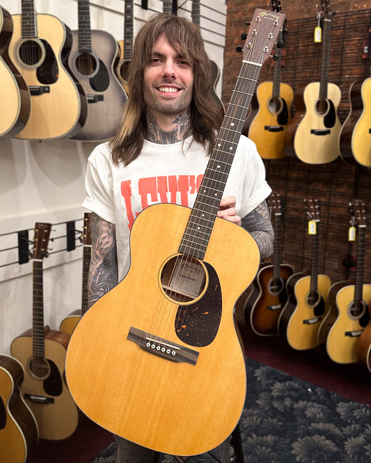 Showroom photo of Martin 000-10E Retro Road Series Acoustic Guitar & Gigbag