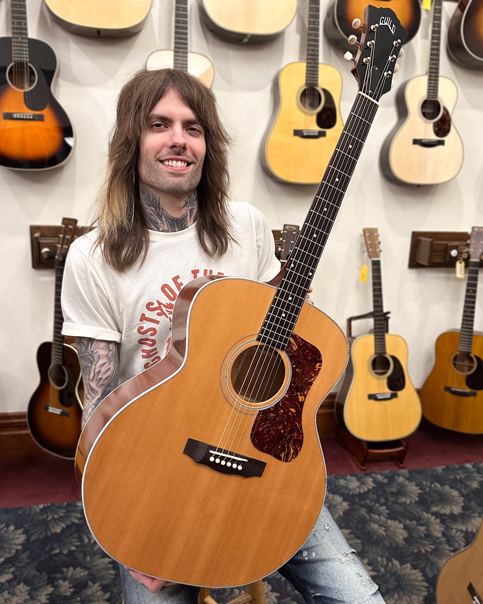 Showroom photo of Guild F40 Traditional Jumbo Acoustic Guitar (2024)