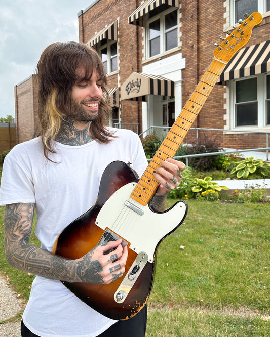 Showroom photo of Fender Custom Shop '54 Reissue Telecaster Relic Electric Guitar (2018)