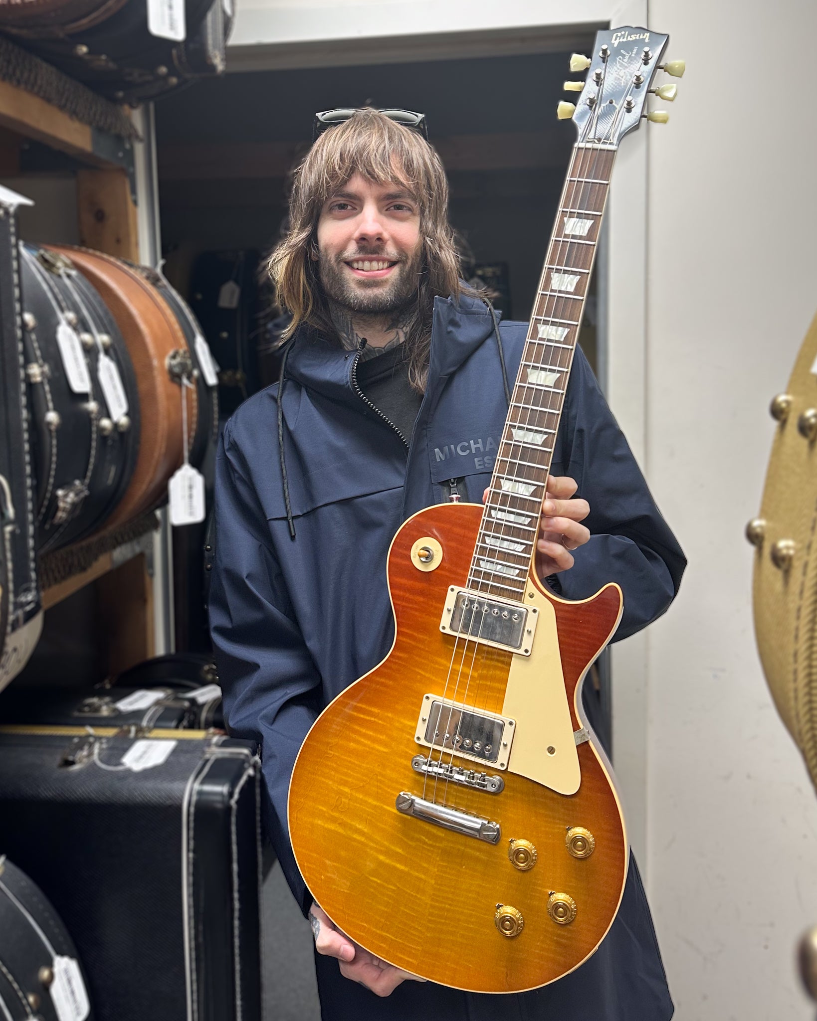 Showroom photo of Gibson Custom Shop 60th Anniversary '59 Les Paul Standard Reissue Electric Guitar (2019)