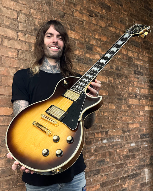 Showroom photo of Gibson Les Paul Custom Electric Guitar (1978)