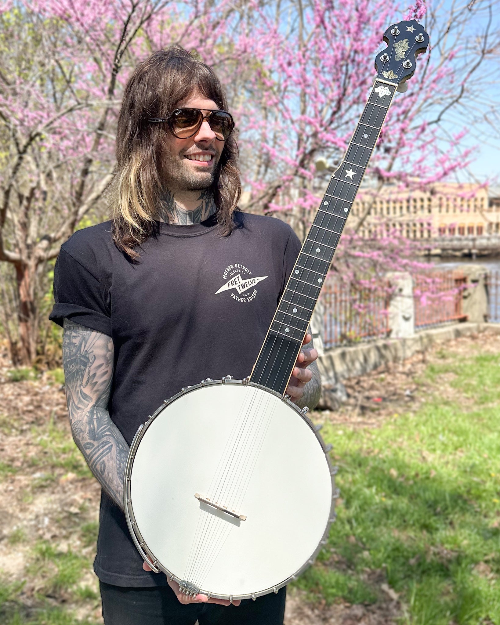 Showroom photo of Ramsey / Vega Whyte Laydie Conversion Open Back Banjo (2000s)