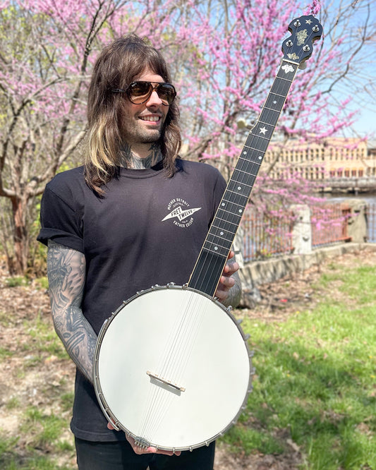 Showroom photo of Ramsey / Vega Whyte Laydie Conversion Open Back Banjo (2000s)