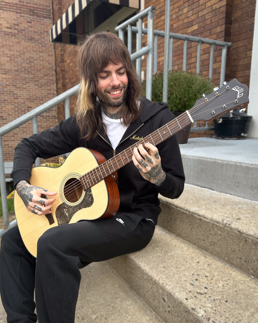 Showroom photo of Guild 300 Series OM-340 Acoustic Guitar