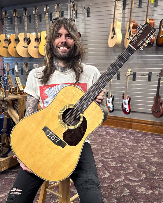 Showroom photo of Martin HD12-28 12-String Guitar & Case