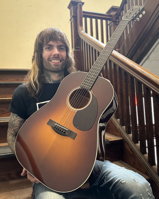 Showroom photo of Santa Cruz Custom Vintage Jumbo Acoustic Guitar