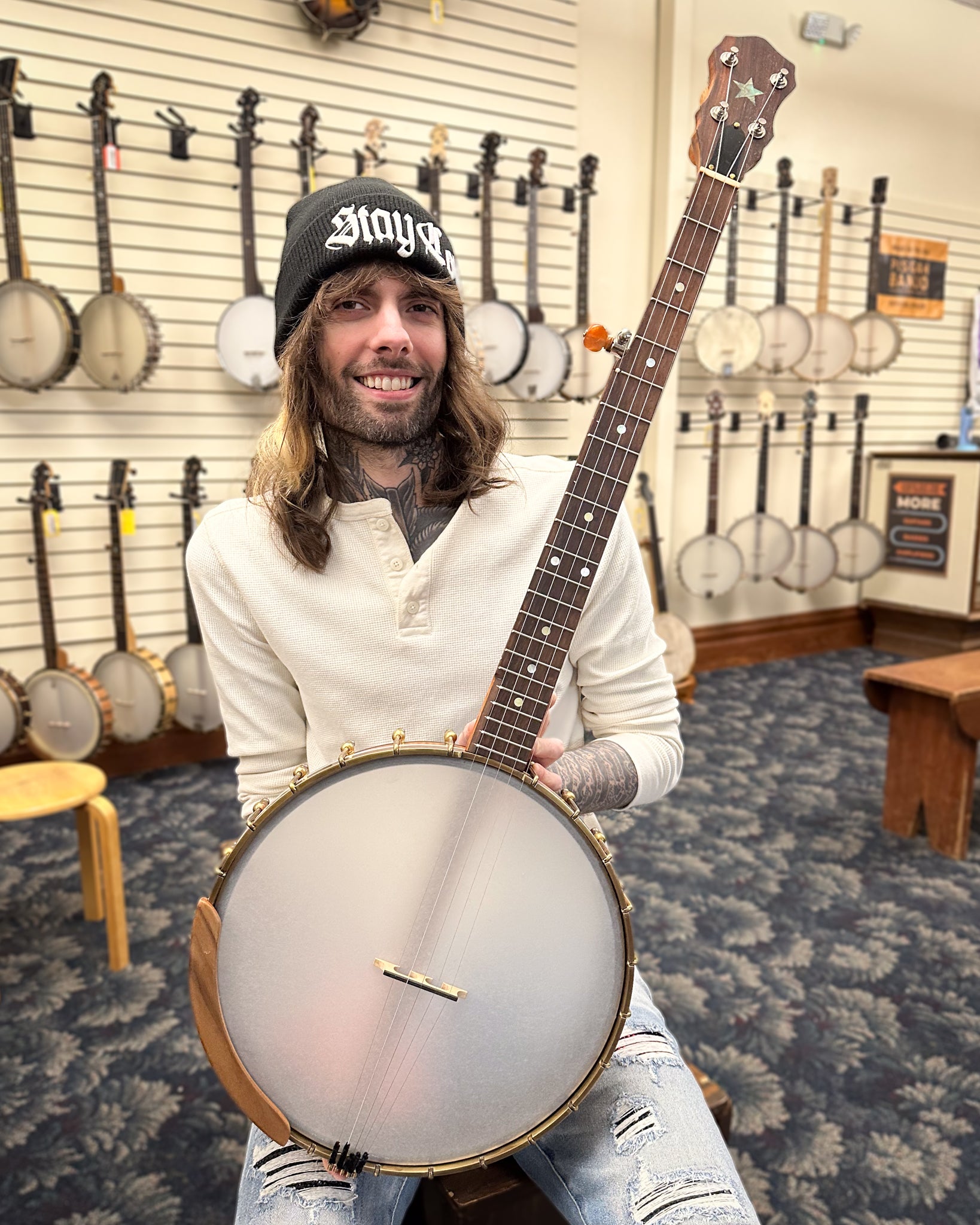 バンジョー ブリッジ ⑱ Doc‘s Banjos 3/4” Tony Trischka Silver Clipper Banjo – Deering® Banjo Company