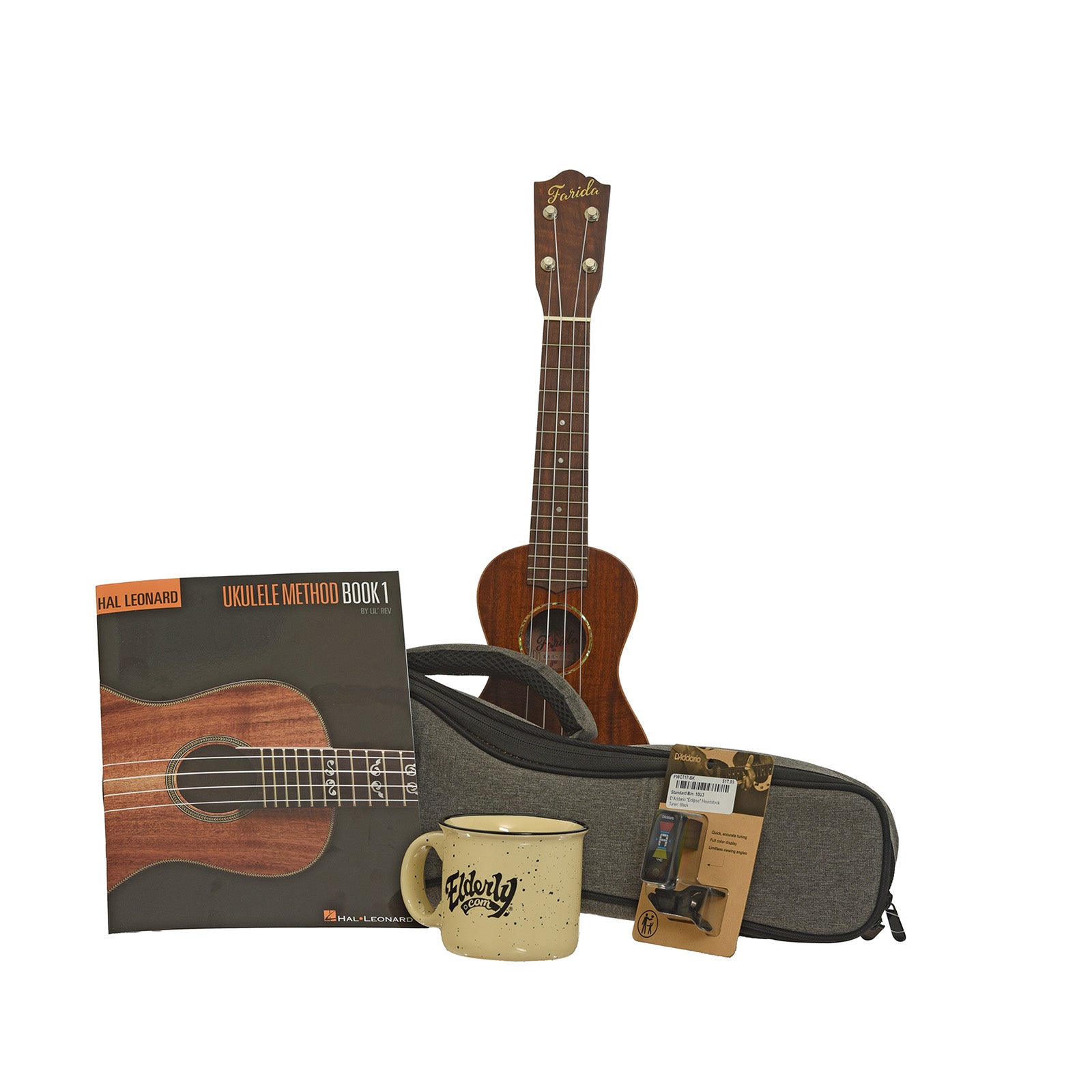 Image of Farida Holiday Pack, Acacia Soprano Ukulele