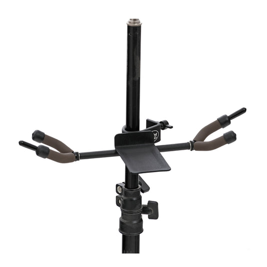 Front of String Swing Twin Violin Hanger for Mic Stand