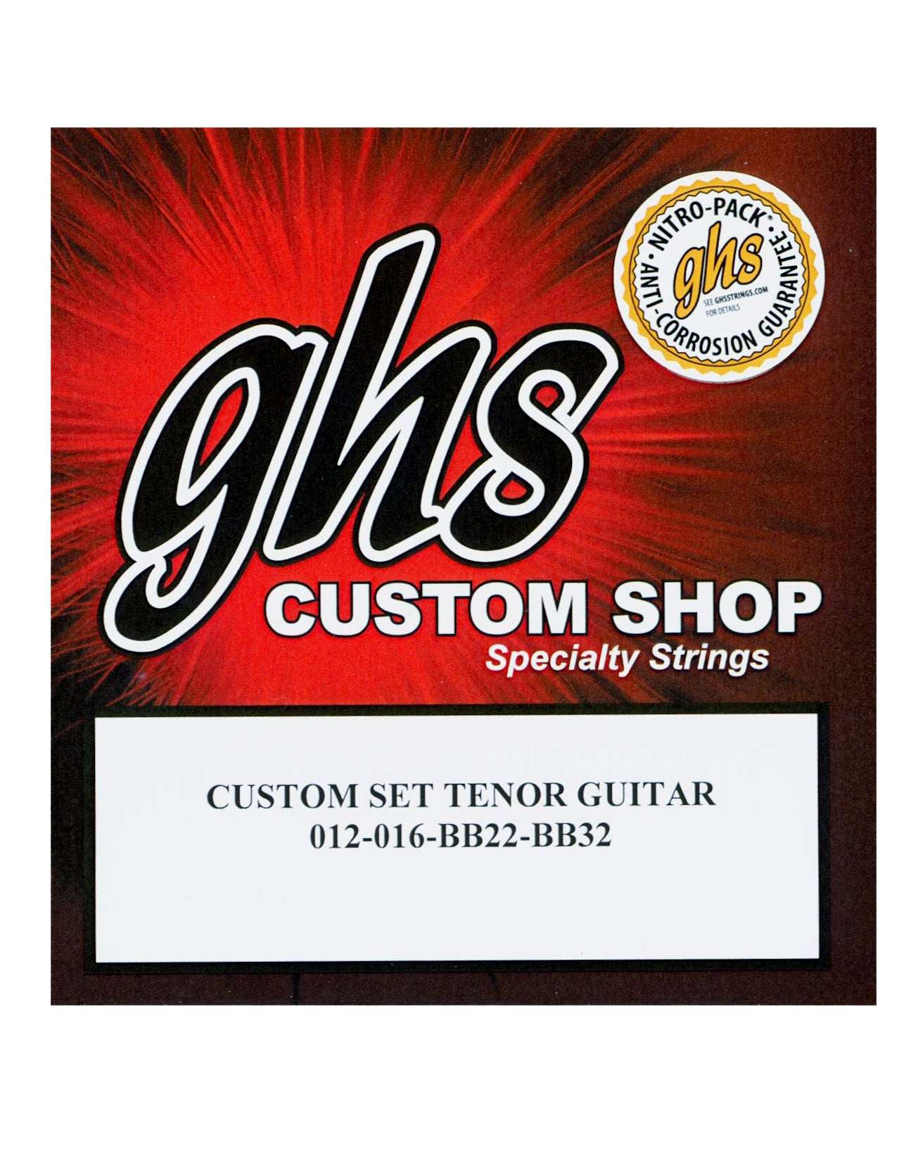 Image 1 of GHS Custom Bright Bronze Acoustic Tenor Guitar Stings, Chicago Tuning - Elderly SKU: CCTTG