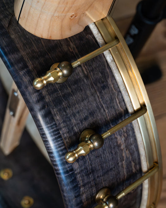 Showroom photo of Chuck Lee Hawkins Spring 12in Fretless Openback Banjo, #876