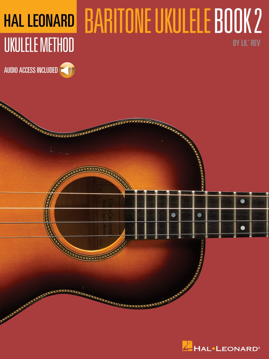 Front Cover of Hal Leonard Baritone Ukulele Book 2 - SKU: 49-277340 : Product Type Media: Elderly Instruments