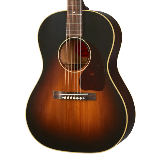 Front of Gibson 1942 Banner LG-2 Acoustic Guitar & Case, Vintage Sunburst