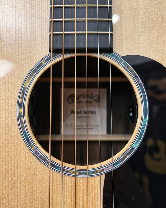 Showroom photo of Martin D-13E Ziricote Guitar with Pickup & Case