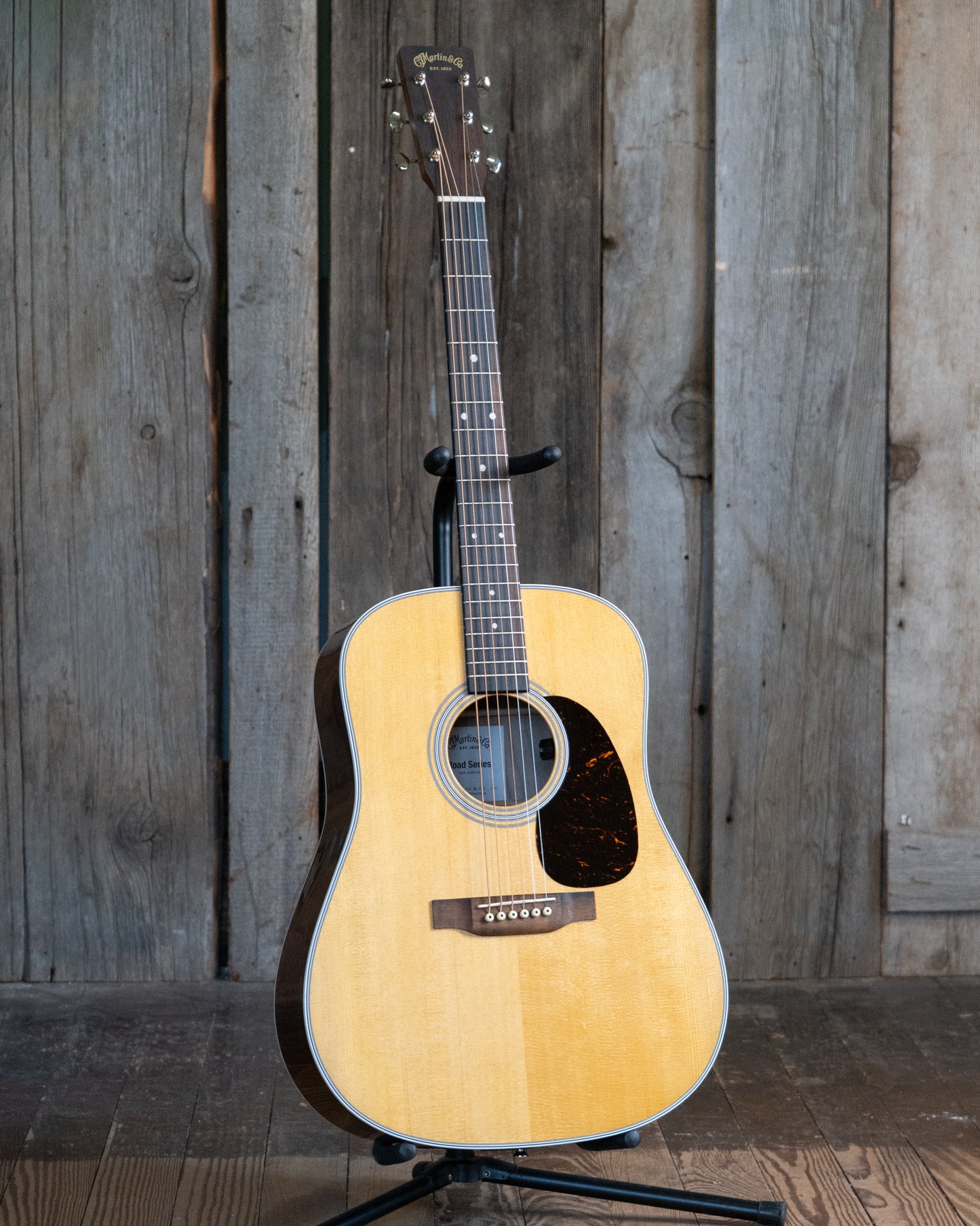 Showroom photo of Martin D-13E Retro Walnut Road Series Acoustic Guitar & Gigbag