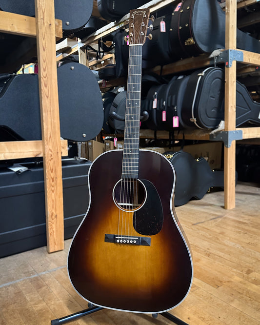 Showroom photo of Martin Custom Slope Shoulder Burst Dreadnought Guitar & Case 1 of 2