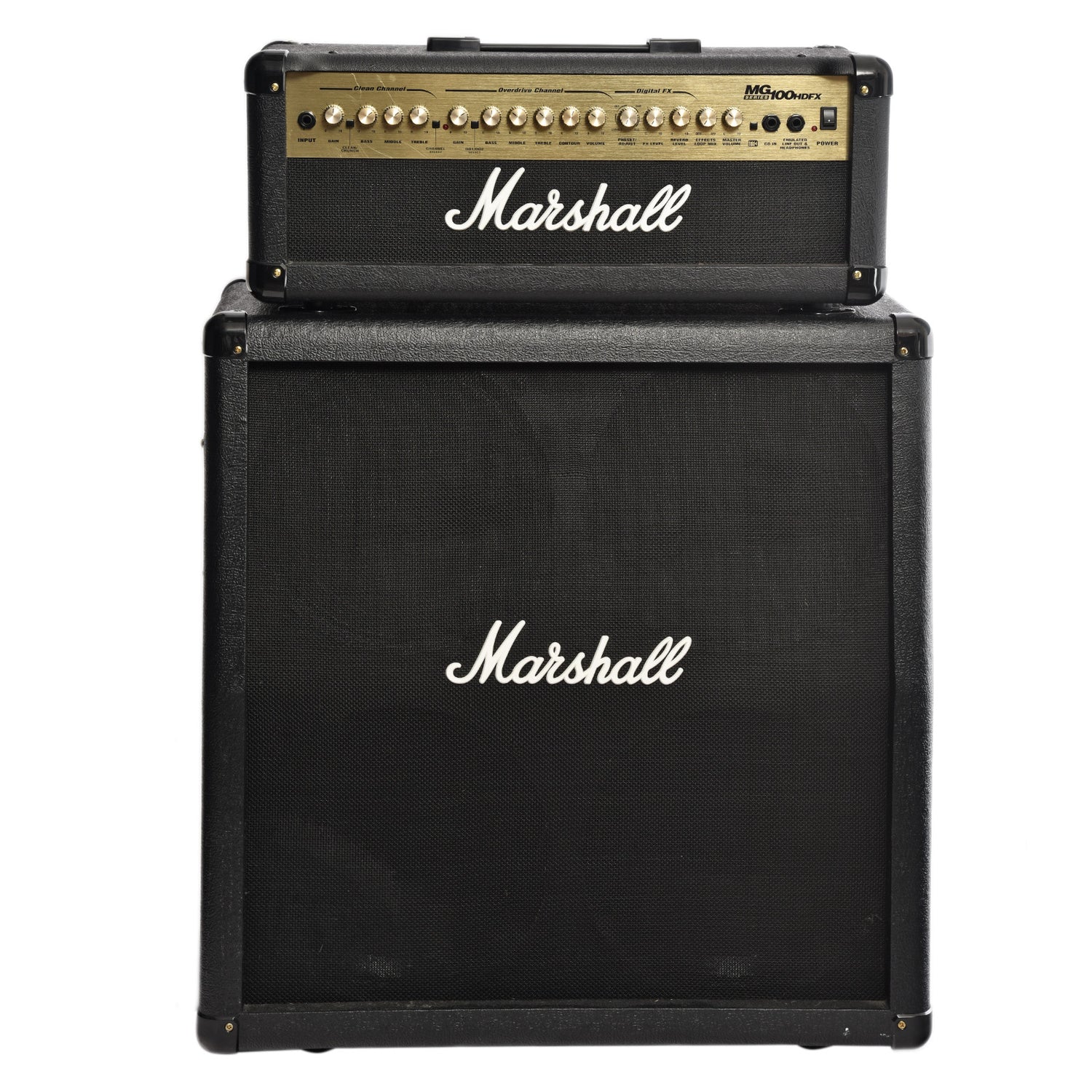 Front of Marshall MG100HDFX / M6412A Rig 