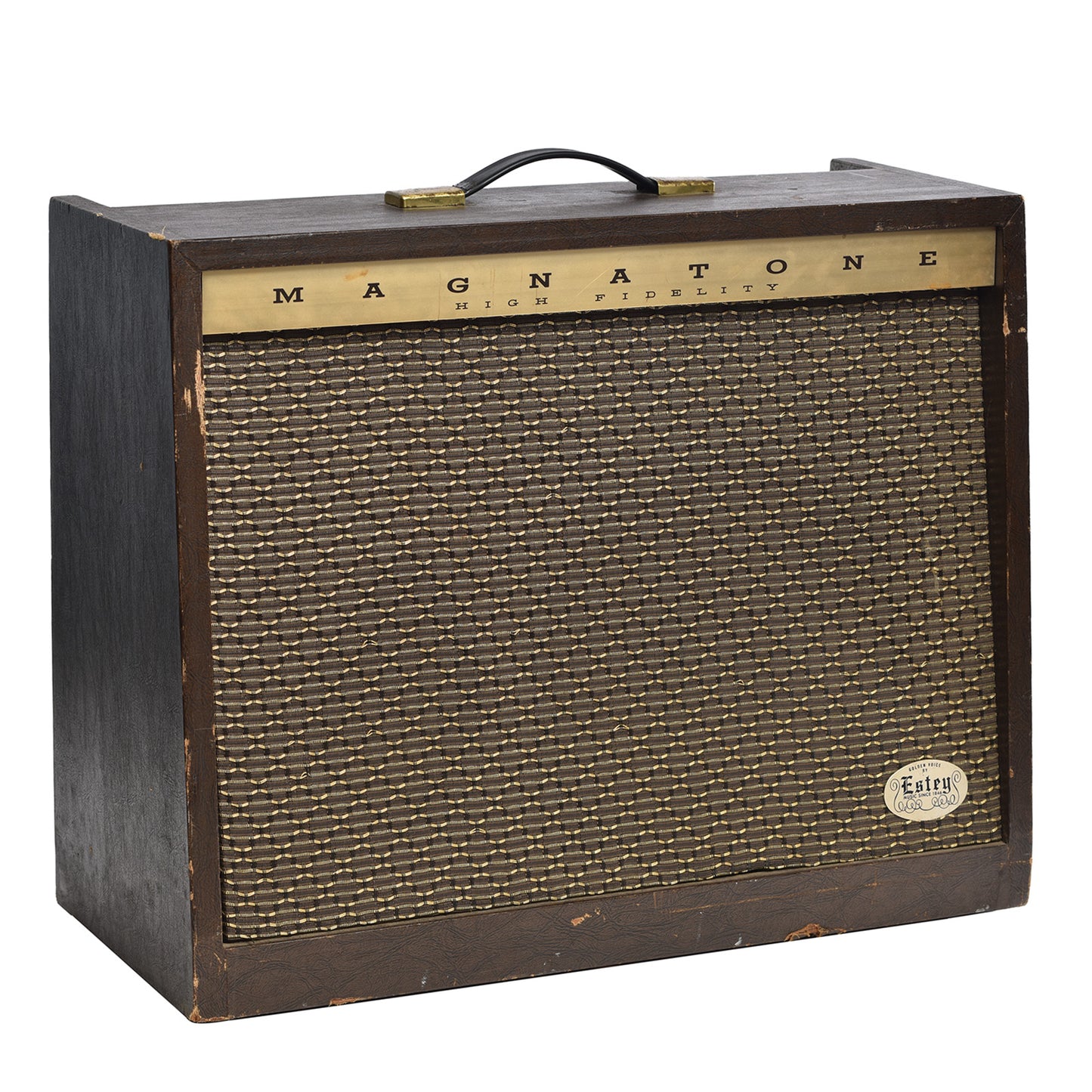 Front and side of Magnatone Custom 450 Combo Amp (1962)