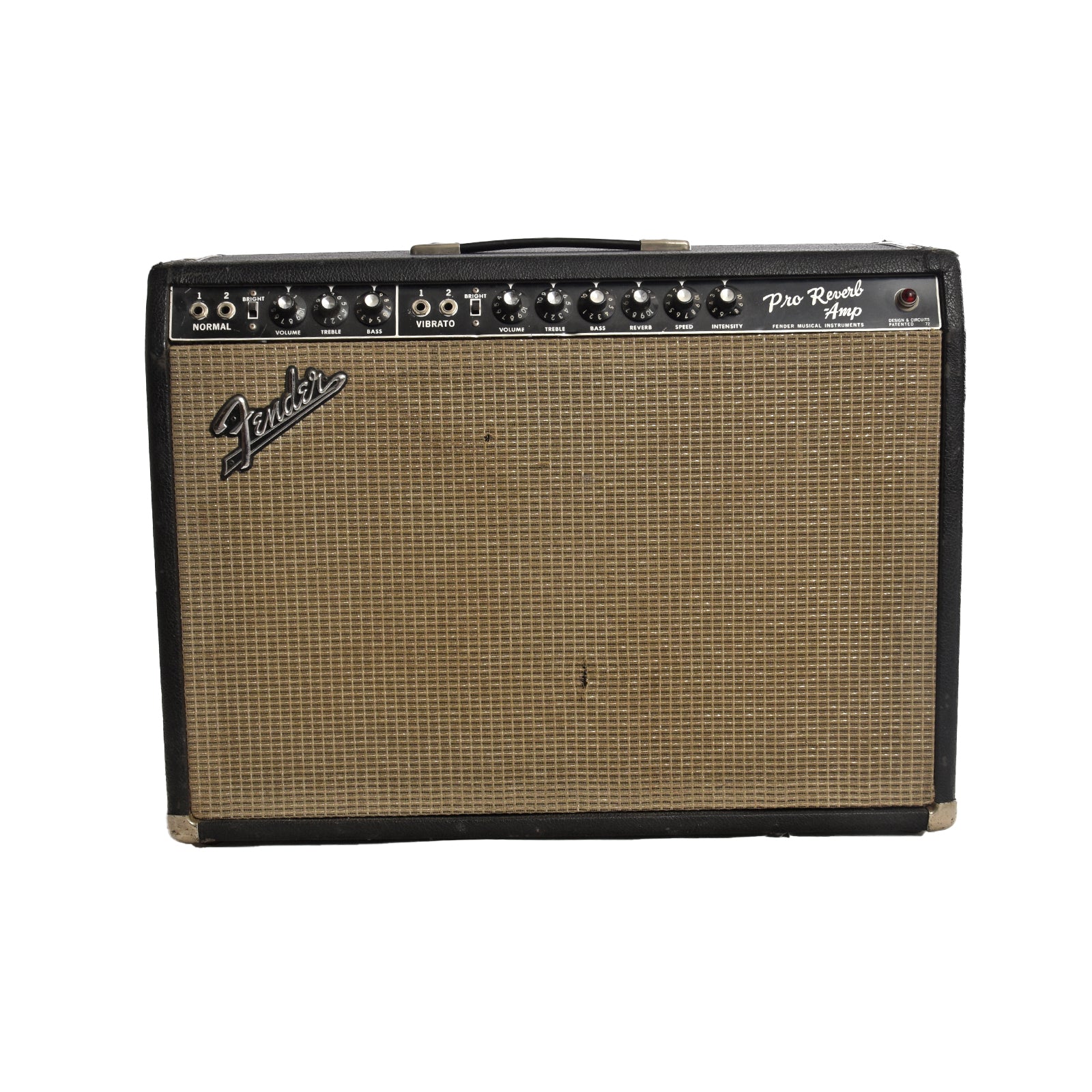 Front of Fender Pro Reverb Amplifier (1967)