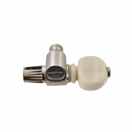 Gotoh 5th String tuner for Banjo, Nickel/Ivoroid