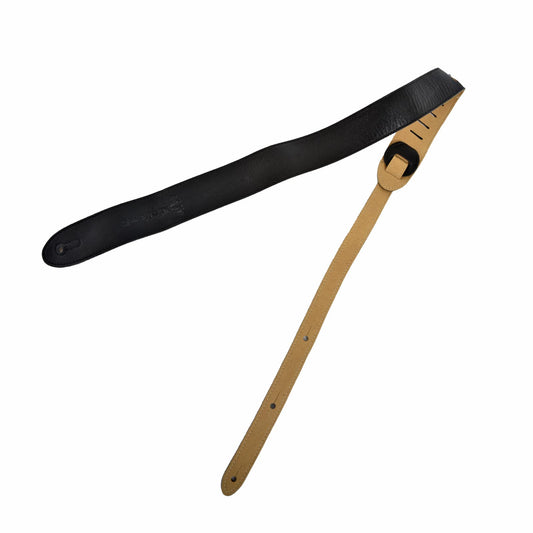 Image 1 of Martin Italian Leather Guitar Strap, Black