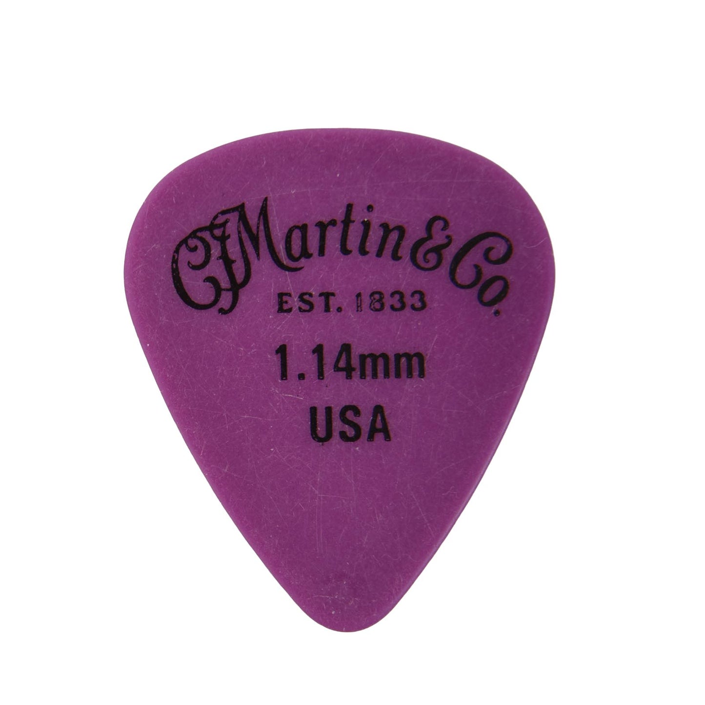 Image 2 of Martin Delrin Guitar Picks, Purple 1.14mm