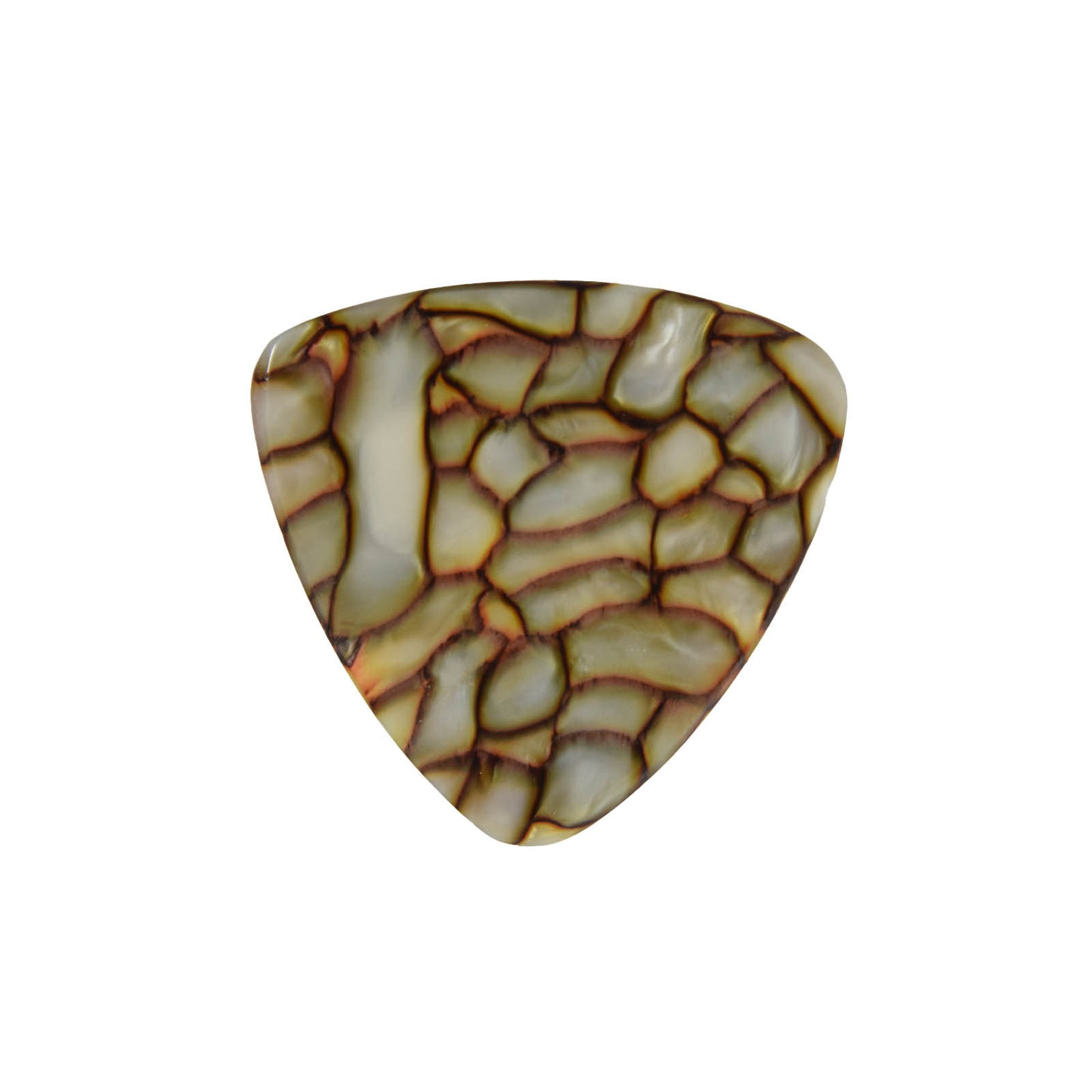 Image 2 of Skeddy Picks Large Triangle Flatpick, Copper Pearl Pattern