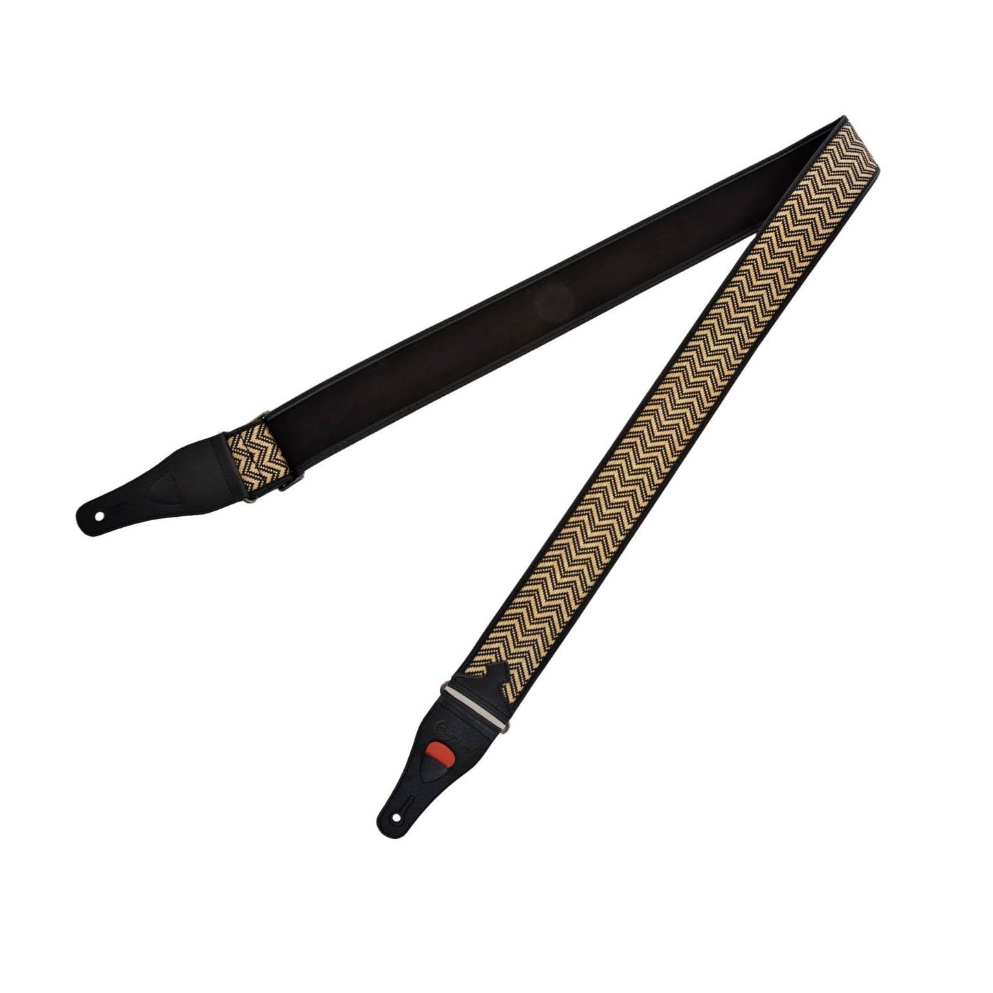 Image 2 of Right On! Straps Talisman Victoria Black Guitar Strap