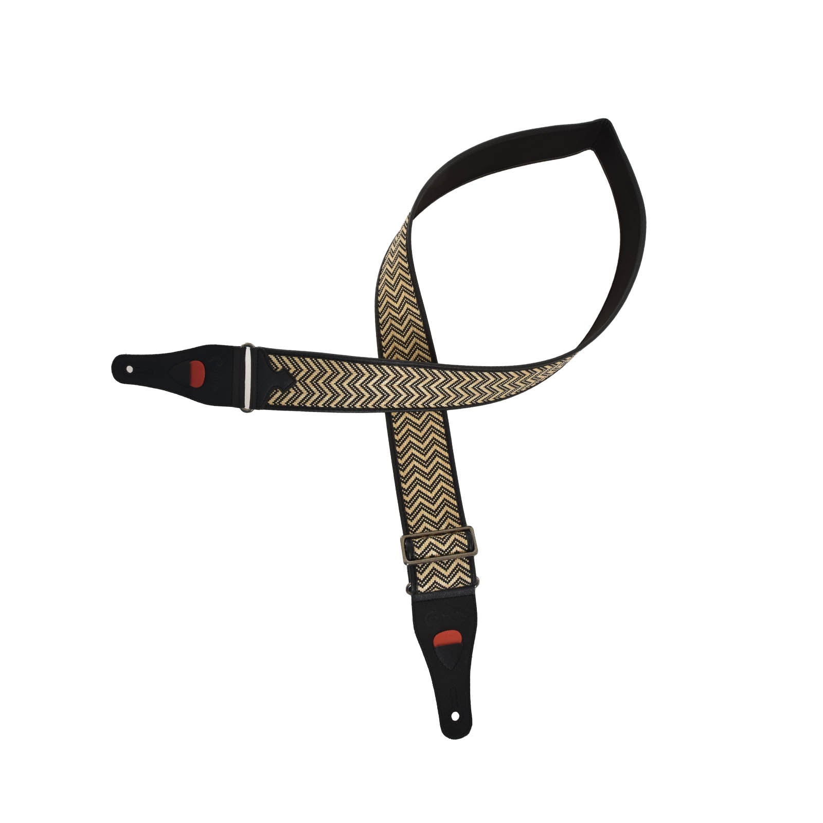 Image 3 of Right On! Straps Talisman Victoria Black Guitar Strap