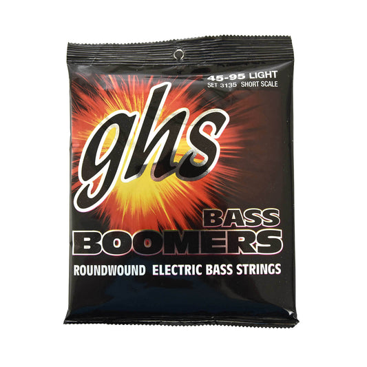 Image 1 of GHS 3135 Bass Boomers 5-String Nickel-Plated Steel Light Gauge Electric Bass Strings, Short Scale