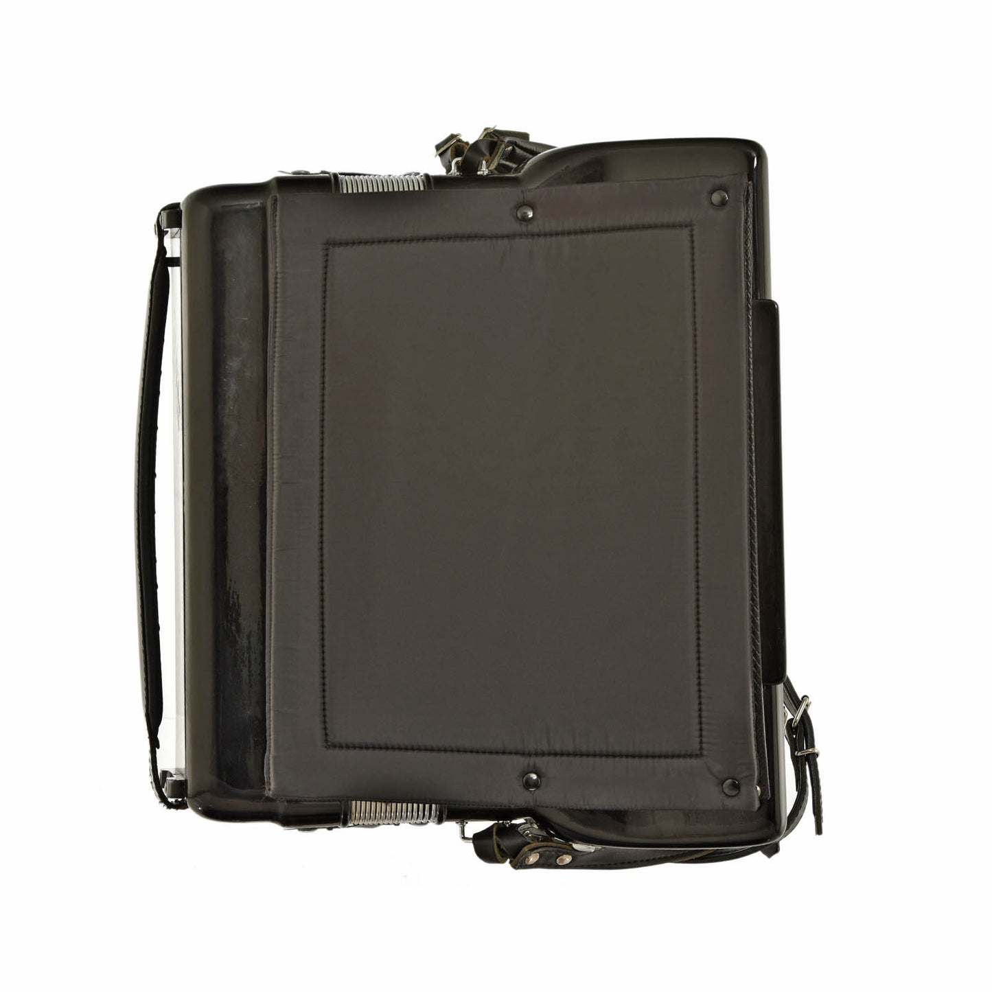 Back of Universal Model 628 Keyboard Accordion