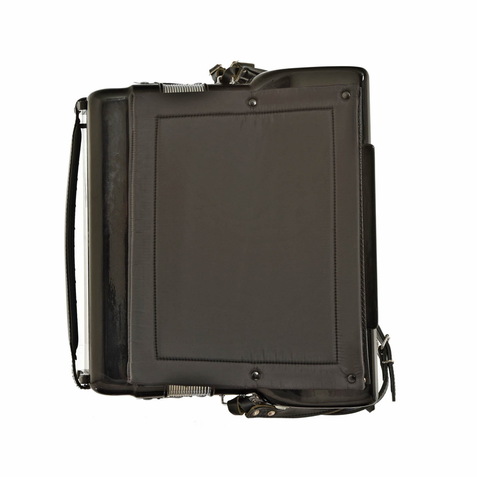 Back of Universal Model 628 Keyboard Accordion