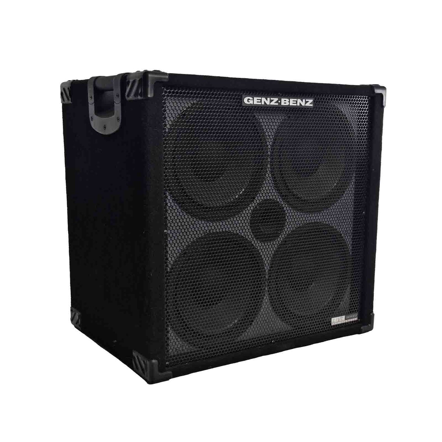 Front and side of Genz Benz L410T Bass Cab