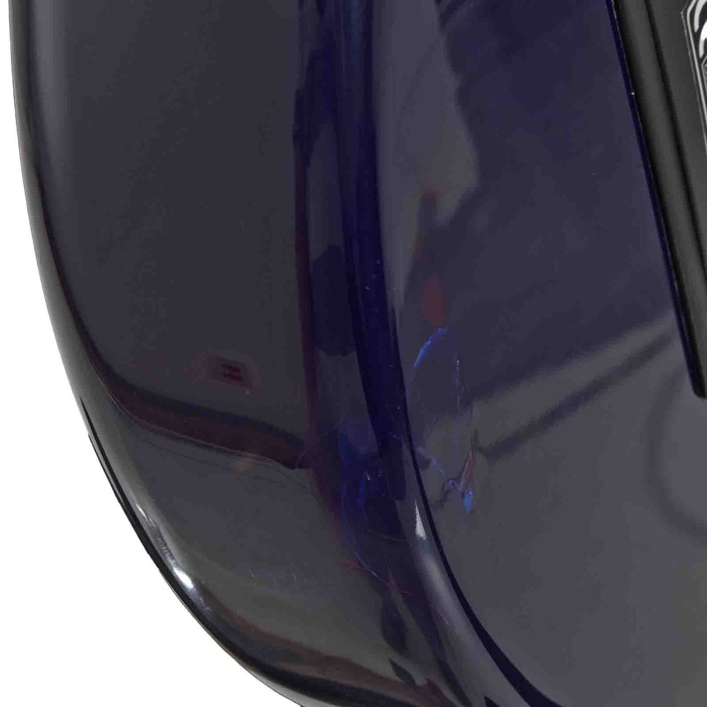 Repaired blemish of Sterling by Music Man StingRay34 Flamed Maple 4-String Bass, Neptune Blue 