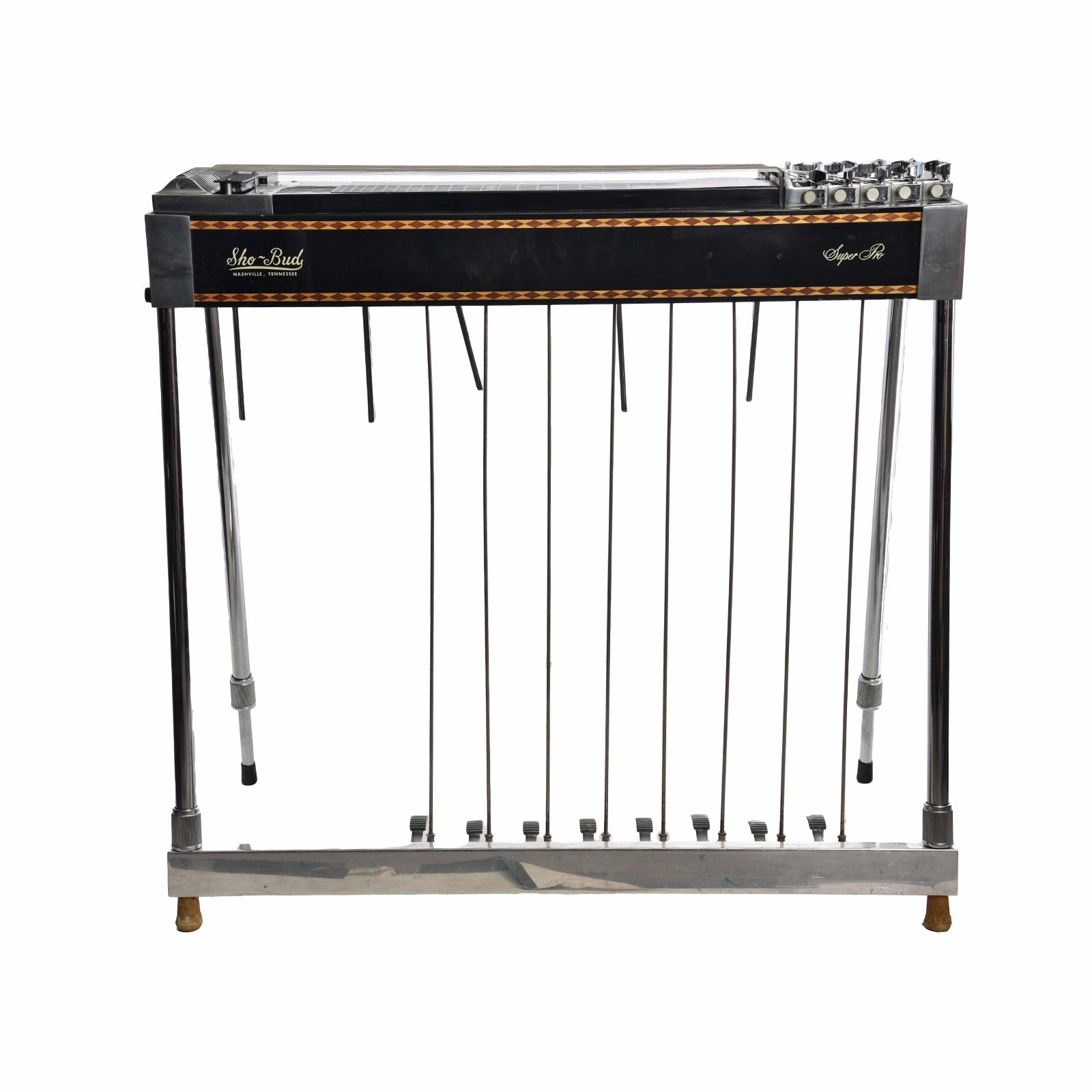 Front view of Sho-Bud Super Pro 6164 Pedal Steel
