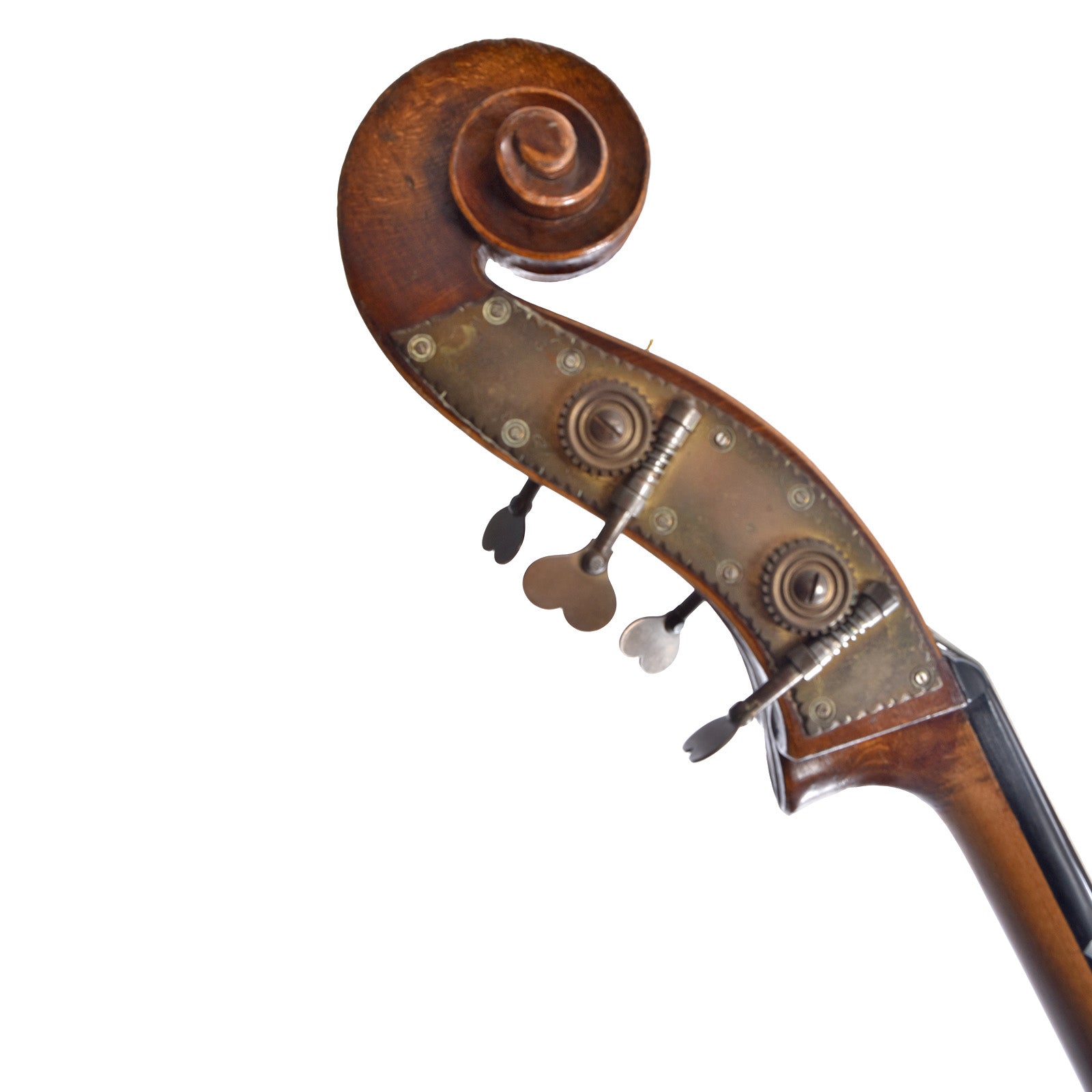 Scroll of No Name German 3/4 Upright Bass