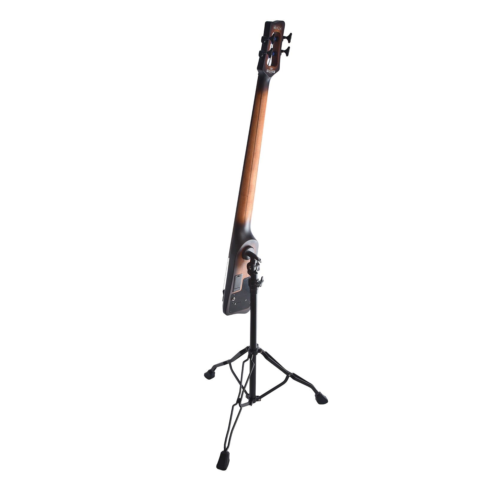 Full back and side of Ibanez UB804 Electric Upright Bass