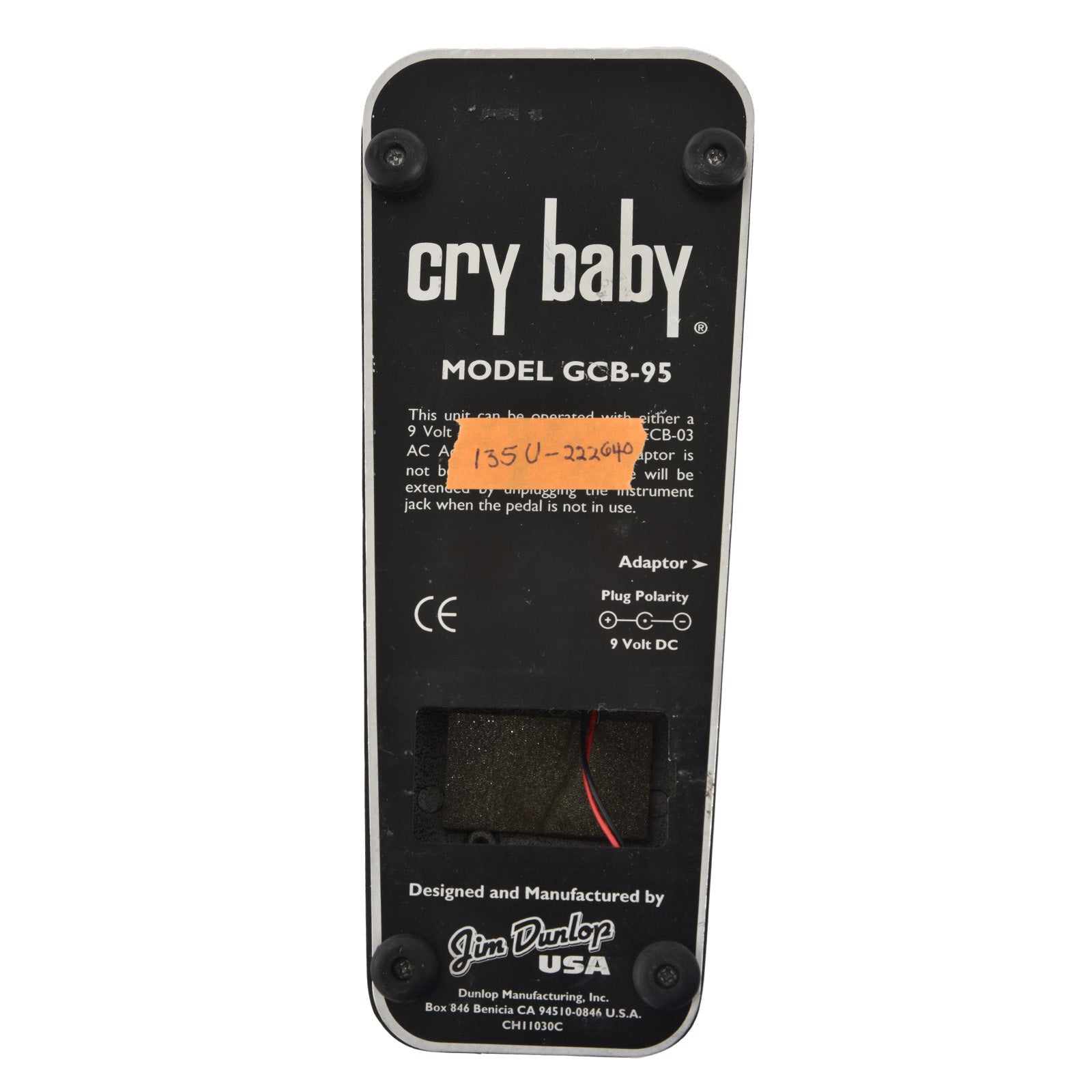 Image 3 of Dunlop Model GCB-95 Cry Baby Wah Pedal