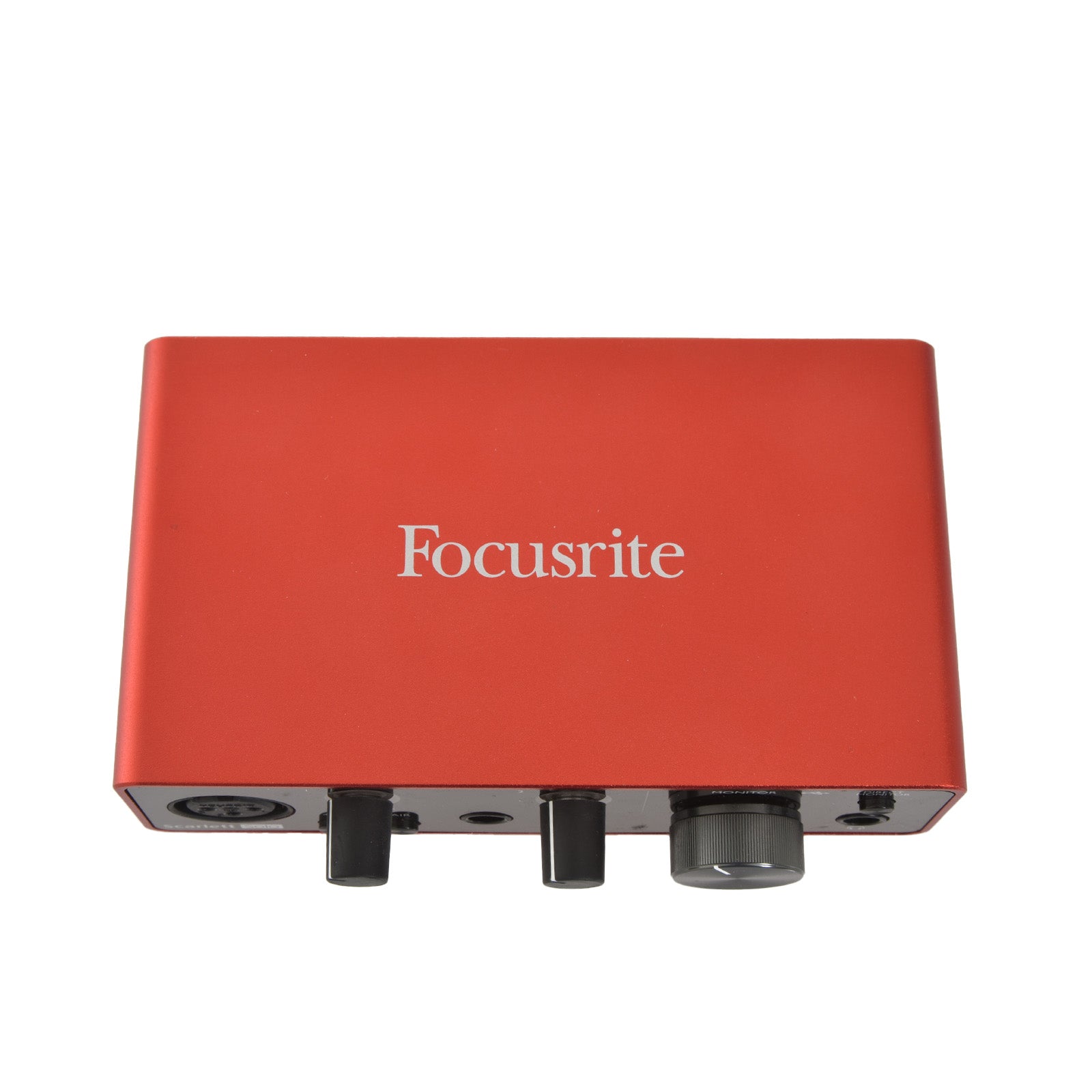 Top view of Focusrite Scarlett Solo USB Audio Interface (3rd Generation)