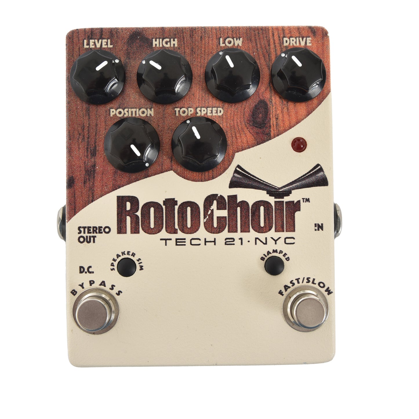Front of Tech 21 Roto Choir Rotary Emulator Pedal (2010)