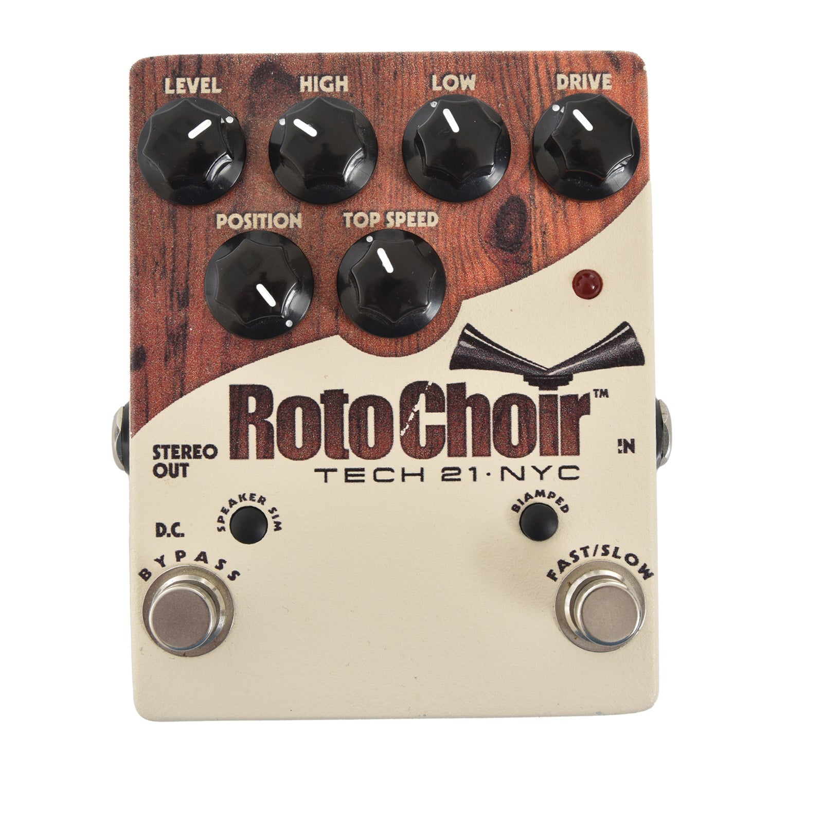 Front of Tech 21 Roto Choir Rotary Emulator Pedal (2010)