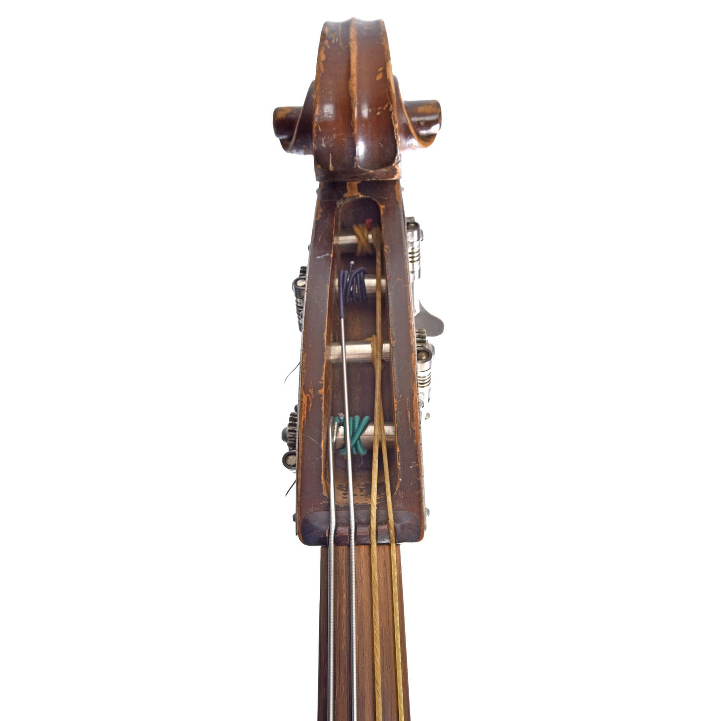 Headstock of Kay 3/4 Orchestra Upright Bass 