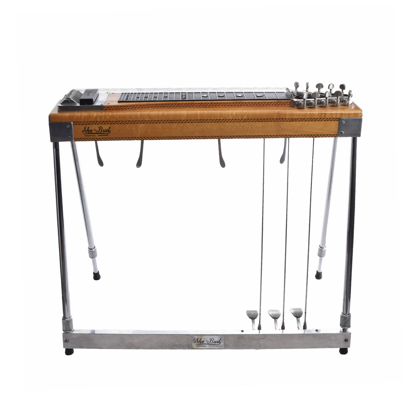 Front of Sho-Bud Model 6139 Pedal Steel