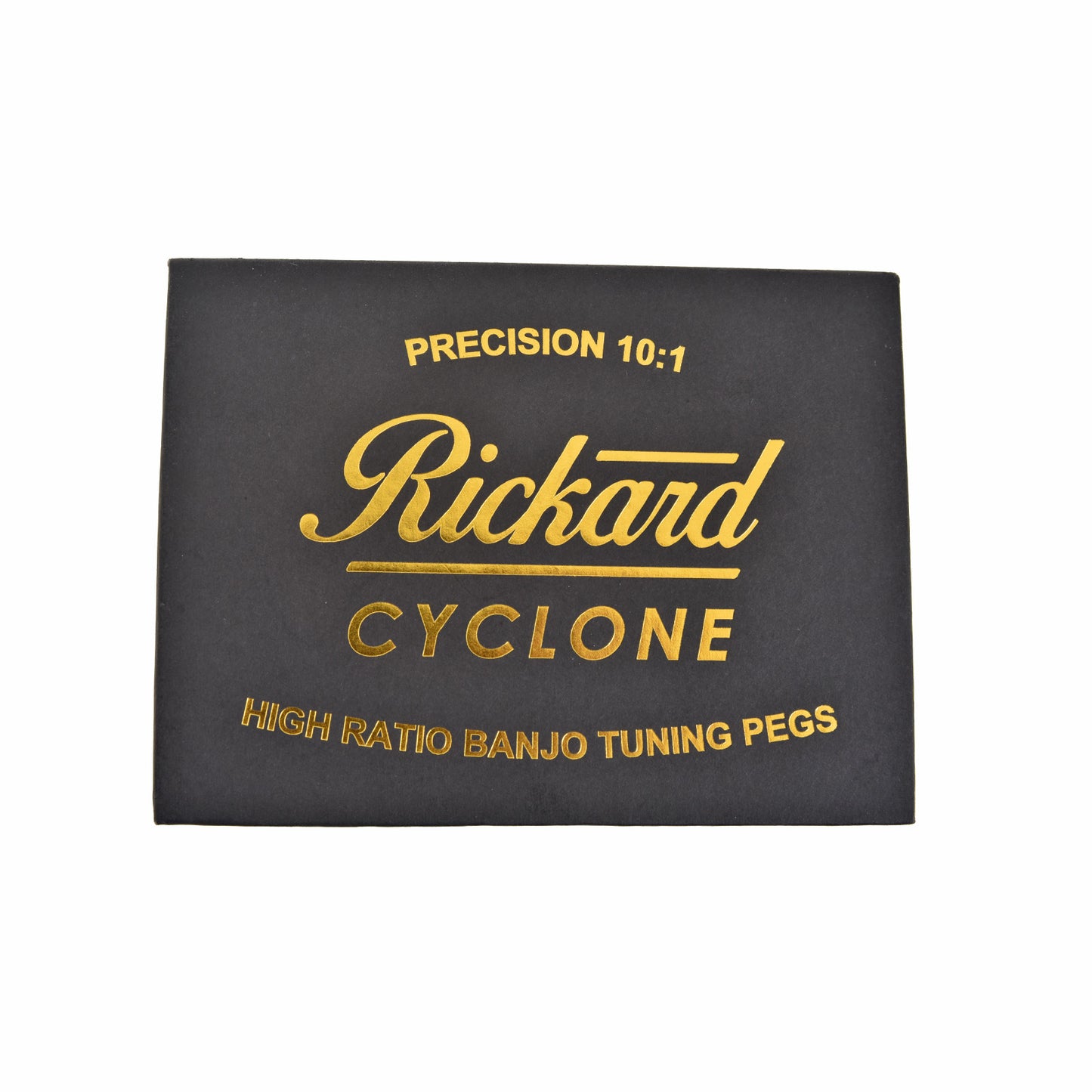 Box for Rickard Cyclone 10:1 Banjo Tuners, Nickel/Tortoise, Set/5