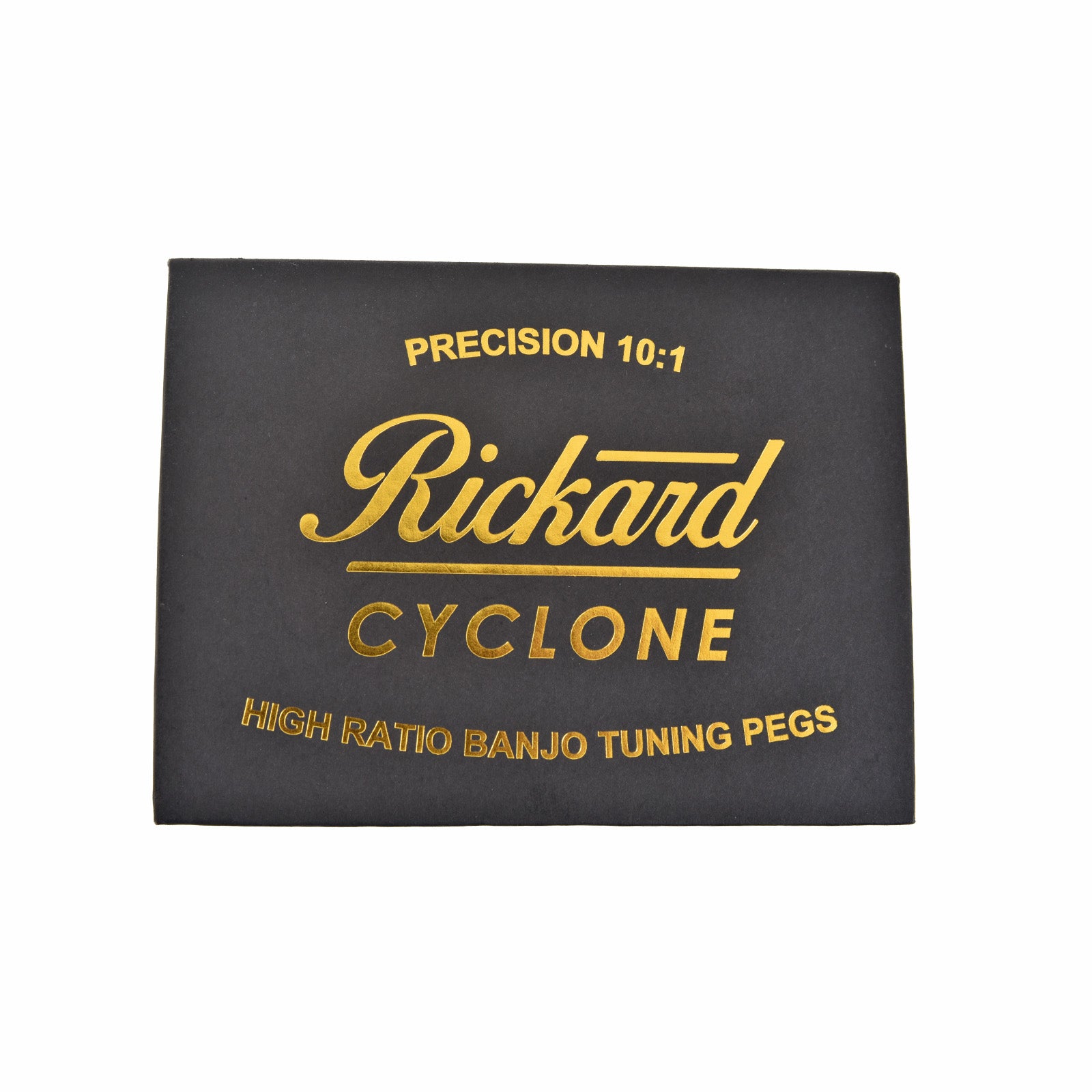 Box for Rickard Cyclone 10:1 Banjo Tuners, Nickel/Tortoise, Set/5