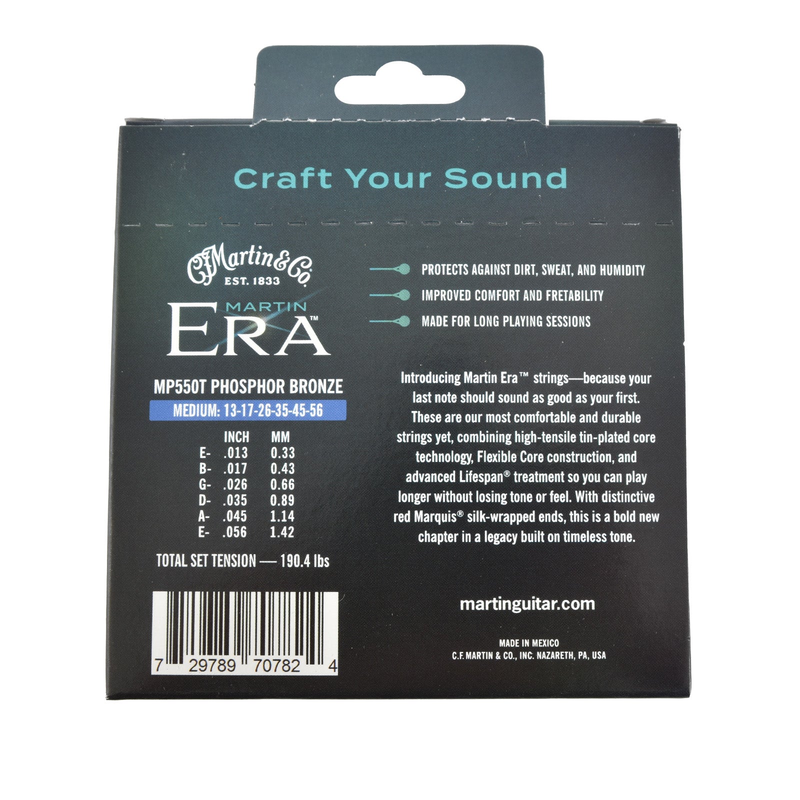 Image 3 of Martin Era Treated Medium Acoustic Guitar Strings