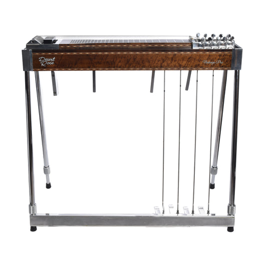 Front of Desert Rose S-10 Vintage Pro Pedal Steel 