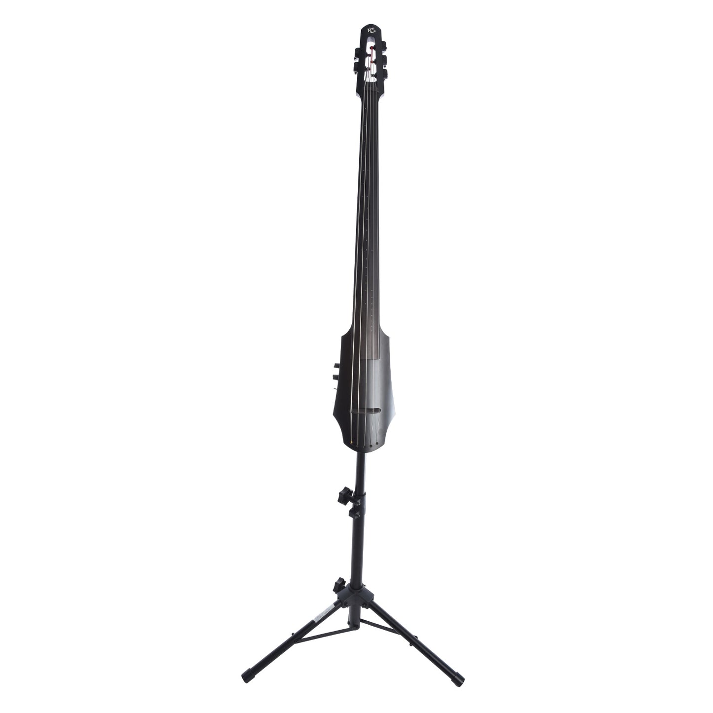 Full front of NS Design NXTa 5-string Electric Cello including stand.