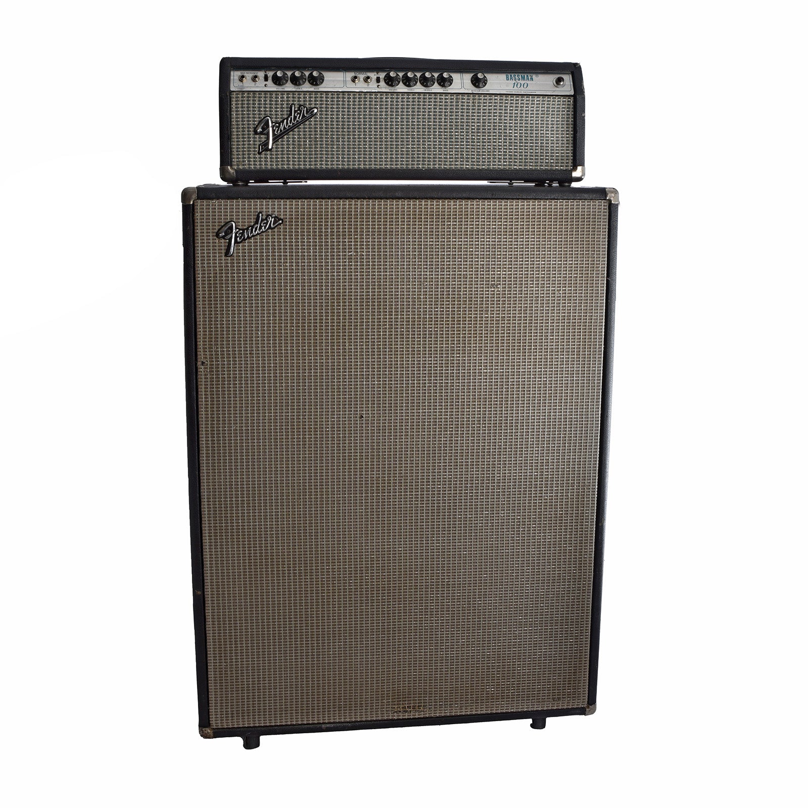 Front of Fender Bassman 100 Rig
