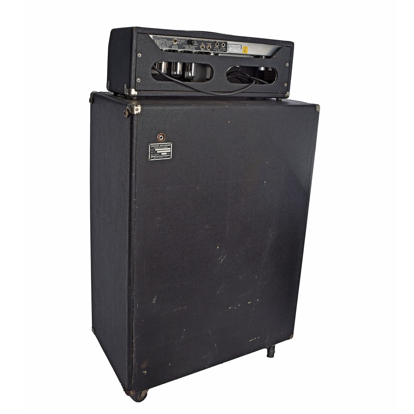 Back and side of Fender Bassman 100 Rig